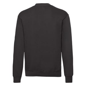 Fruit of the Loom Heren Lichtgewicht Drop Shoulder Sweatshirt (Zwart)