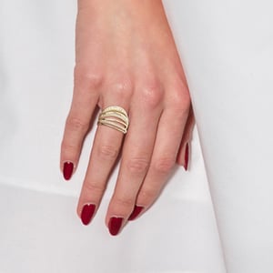 Diamond Ring 0.60 Cts luxe sieraden Yellow Gold