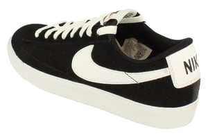 Nike Blazer Low Prm Vntg Suède Heren Zwarte Sneakers