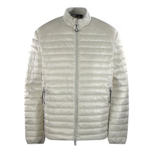 Belstaff Airframe Moonbeam wit glanzend donsjack