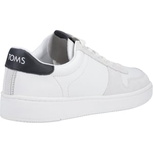 TOMS TRVL Lite Court Leather Heren Wit/Zwart Trainers