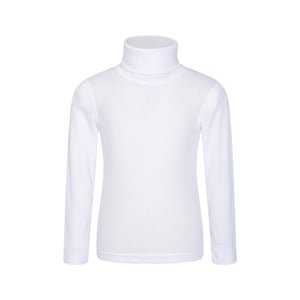 Mountain Warehouse Kinder-/kids Talus Roll Neck Top met lange mouwen (Wit)