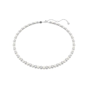 Swarovski 'Matrix Pearl' Dames Sieraden Ketting van Basis Metaal - Zilver 5689623
