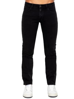 ETO | Heren Rechte Benen Jeans - Zwart
