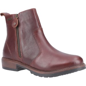 Cotswold Dames/dames Ashwicke Zip Leren Enkellaarzen (Bruin)