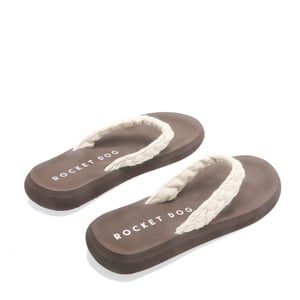 Dames Rocket Dog Sunset Cord teenslippers in Naturel
