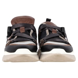 Chloé Sonnie Lage Sneakers in Multicolor Leer
