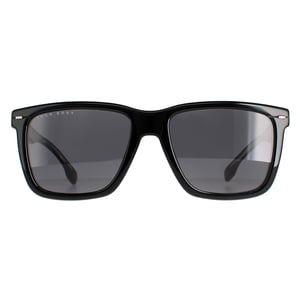 Hugo Boss Square Mens Black Ruthenium Gray Blue Boss 1317/s