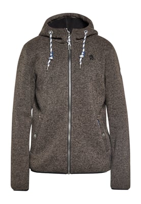 Schmuddelwedda Gebreide fleeceblouse Heren grijs melange