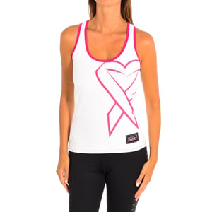 Dames-T-shirt zonder mouwen met ronde hals A0P00124