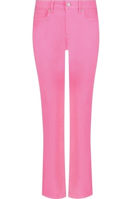 Marilyn Straight Jeans Roze Premium Denim | Pink Peony