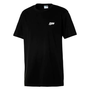 Puma Meervoudig Logo Grafisch Heren T-shirt Zwart Top 578158 01
