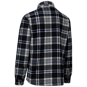 Trespass Geruit Microfleece Overhemd Heren Checkley (Zwart)