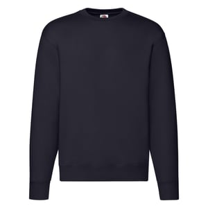 Fruit of the Loom Heren Premium Ingelegd Sweatshirt (Deep Navy)