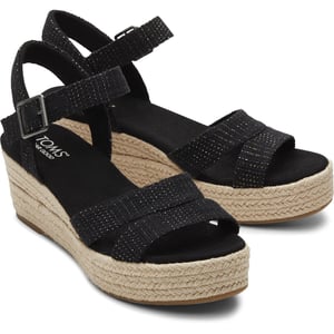 TOMS Audrey Textiel Damesschoenen Zwart