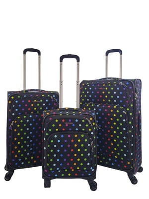 Lichtgewicht print 8 wielbagage, zachte reiskoffers