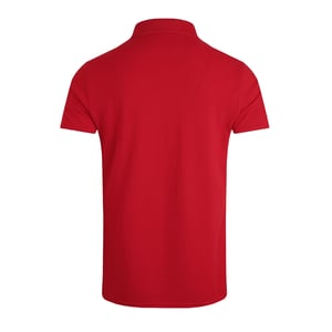 Weird Fish Heren Miles Pique Organic Poloshirt (Bosbes Rood Mergel)