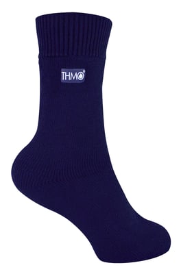THMO - Thermisch gevoerde kindersokken voor de winter - Marine