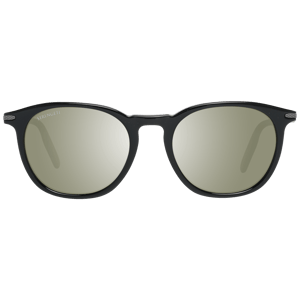 Serengeti ronde unisex glanzende zwart mineraal gepolariseerd 555 nm arlie