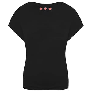 Supra Korte Mouw Ronde Hals Zwart Dames All Caps T-shirt 192225 010