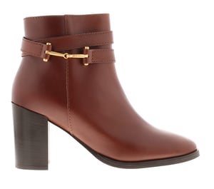 Ted Baker Dameslaarzen Anisea Leer Blokhak Tan