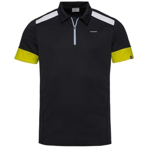 Head Tennis Heren Zwart Poloshirt
