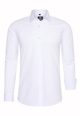 Rusty Neal Overhemden Overhemd Slim Fit Wit