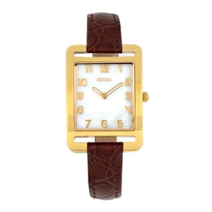 Bertha Marisol Zwitsers MOP horloge met leren band