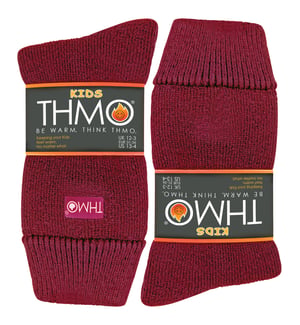 THMO - Thermisch gevoerde kindersokken voor de winter - Fuchsia