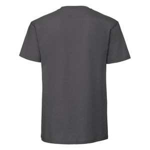 Fruit of the Loom Heren Iconic Premium Ringspun Katoen T-Shirt (Licht Grafiet)
