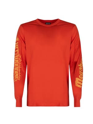 Diesel Longsleeve Just Mannen oranje