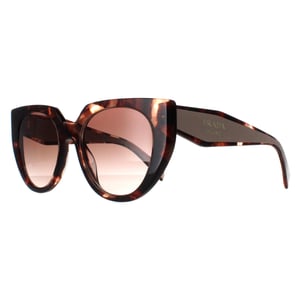 Prada PR14WS 01R0A6 caramel tortoise en poederbruin gradiÃ«nt zonnebril