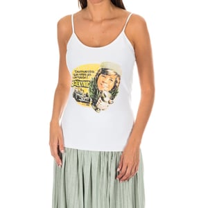 Dunne tanktop met ronde hals ADM0027 vrouw