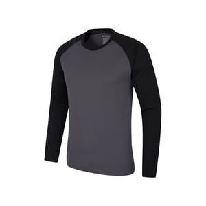 Mountain Warehouse Endurance T-shirt met lange mouwen voor heren (Zwart)