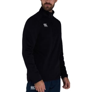 Canterbury Club Track Top heren met ritshals (Zwart)