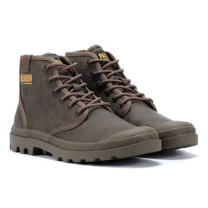 Palladium Pampa Hi Wax Major Bruin Laarzen