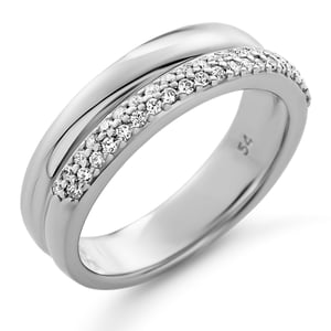 Orphelia 'Emily' Dames 925 Sterling Zilveren Ring - Zilver ZR-7581