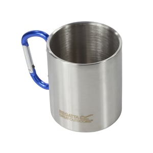 Regatta Grote buitenshuis stalen karabijnhaak/beker (Zilver)