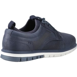 Pod Murphy Leer Heren Navy Veterschoenen