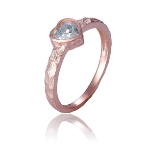 Orphelia 'Nora' Dames 925 Sterling Zilveren Ring - Roze ZR-7435