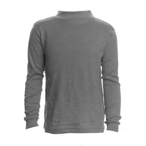 Unisex LPG700 t-shirt met lange mouwen en halve hals voor jongens en meisjes