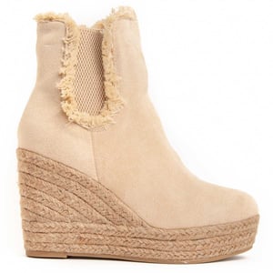 Montevita sleehak enkellaars Botilan43 In beige