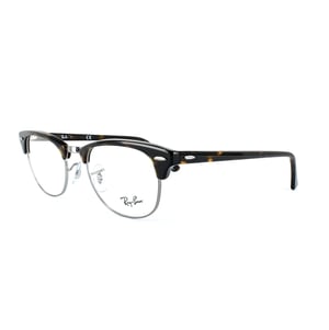 Ray-ban rond donkere Havana unisex vrouwelijke bril frames
