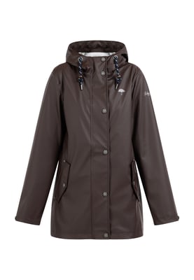 Schmuddelwedda Regenjas bridgeport Dames Donkerbruin-271