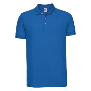 Russell Heren Rekken Korte Mouw Poloshirt (Azuurblauw)