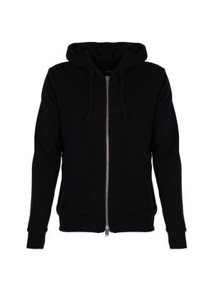 Les Hommes blouse Full Zip Mannen zwart