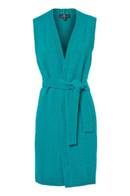 Parker Vest Aquagroen