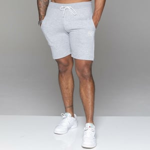 MYT Heren Fleece Korte Broek Grijs