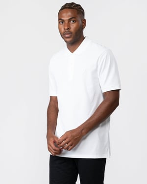Lyle & Scott tonaal Eagle wit poloshirt
