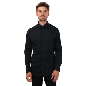 Ted Baker Marros overhemd met lange mouwen voor heren, marineblauw